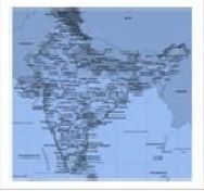 карта Индиии